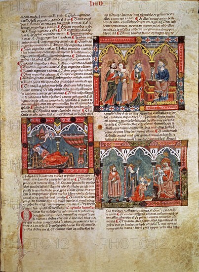 ALFONSO X EL SABIO 1221/84
HISTORIA GENERAL DE ALFONSO X - HERODES Y LOS MAGOS- REVELACION EN SUEÑOS- EPIFANIA-S XIII
SAN LORENZO DEL ESCORIAL, MONASTERIO-BIBLIOTECA
MADRID

This image is not downloadable. Contact us for the high res.