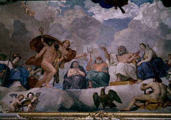 MENGS ANTON RAFAEL 1728/1779
SALA GASPARINI-HERCULES CONDUCIDO ANTE JUPITER DT
MADRID, PALACIO REAL-PINTURA
MADRID