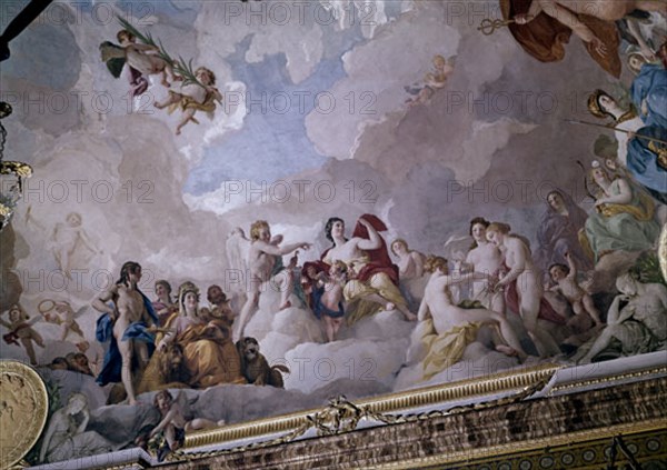 MENGS ANTON RAFAEL 1728/1779
SALA GASPARINI-JUPITER VENUS Y LAS 3 GRACIAS DT
MADRID, PALACIO REAL-PINTURA
MADRID

This image is not downloadable. Contact us for the high res.