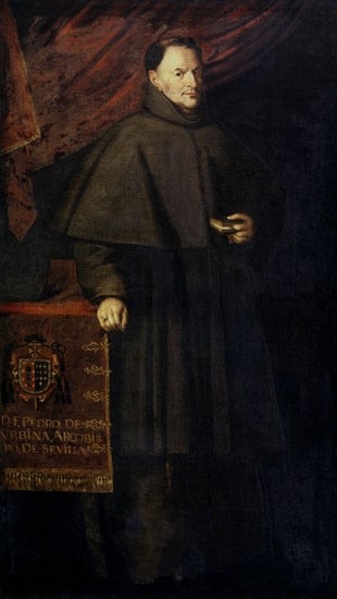 MURILLO BARTOLOME 1618/1682
SAN PEDRO URBINA ARZOBISPO DE SEVILLA
SEVILLA, MUSEO BELLAS ARTES - CONVENTO MERCEDARIAS CALZADAD
SEVILLA