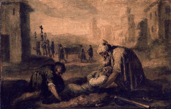 MURILLO BARTOLOME 1618/1682
STO TOBIAS ENTIERRA A LOS MUERTOS
SEVILLA, HOSPITAL DE LA CARIDAD
SEVILLA