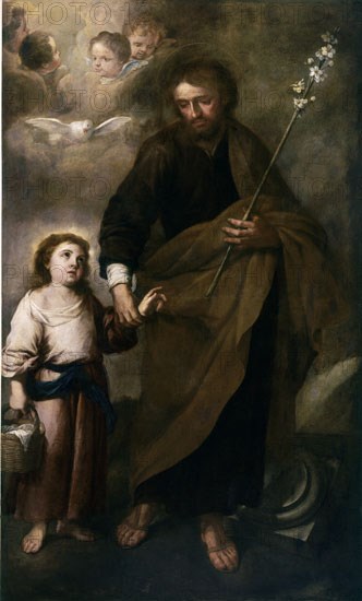 MURILLO BARTOLOME 1618/1682
SAN JOSE Y EL NIÑO-S XVII- PINTURA BARROCA-ESCUELA SEVILLANA
CADIZ, MUSEO ARQUEOLOGICO Y BB ARTES
CADIZ
This image is not downloadable. Contact us for the high res.