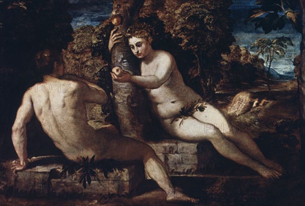 TINTORETTO J ROBUSTI 1518/94
ADAN Y EVA
FLORENCIA, GALERIA DE LOS UFFIZI
ITALIA