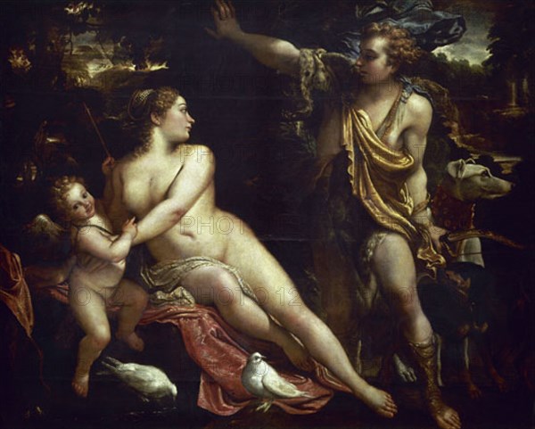 CARRACCI ANIBALE 1560/1609
VENUS,ADONIS Y CUPIDO-L.2,12X2,68-NºPRADO 2631-HACIA 1590
MADRID, MUSEO DEL PRADO-PINTURA
MADRID