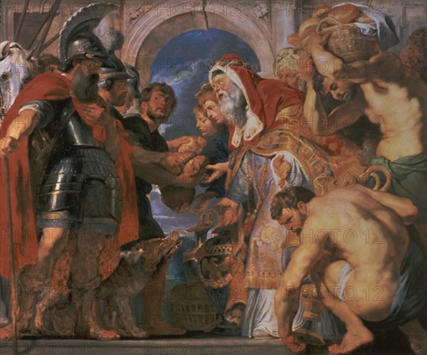 RUBENS PETRUS PAULUS 1577/1640
ABRAHAN Y MELQUISEDEC - 1615-18 - O/L
CAEN, MUSEO DE BELLAS ARTES
FRANCIA