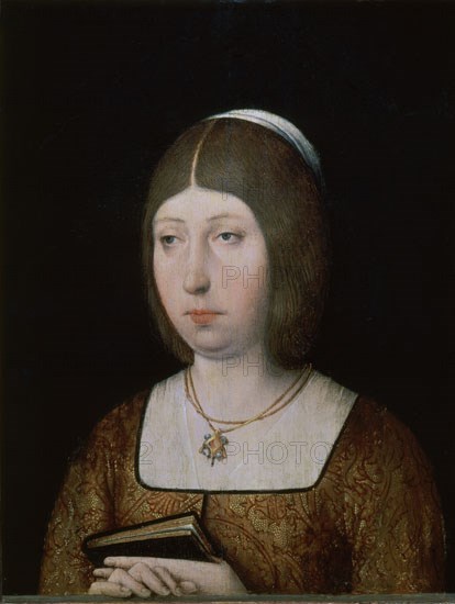 ANONIMO FLAMENCO
RETRATO DE LA REINA ISABEL LA CATOLICA -1490-1492        NºP 7656
MADRID, MUSEO DEL PRADO-PINTURA
MADRID