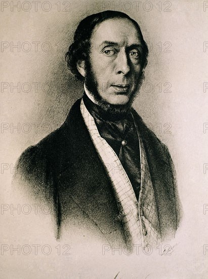 GRABADO - ANTONIO ALCALA GALIANO - ESCRITOR Y POLITICO LIBERAL - (1789/1865)
MADRID, BIBLIOTECA NACIONAL
MADRID