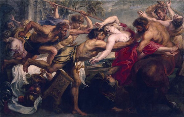 Rubens, The Abduction of Deidamia - Lapiths and Centaurs