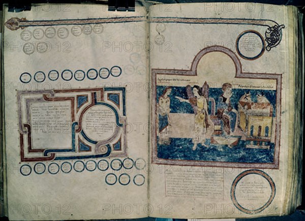 BEATO DE LIEBANA
COMENTARIOS AL APOCALIPSIS-ANUNCIACION Y NACIMIENTO
GERONA, CATEDRAL-BIBLIOTECA
GERONA
This image is not downloadable. Contact us for the high res.