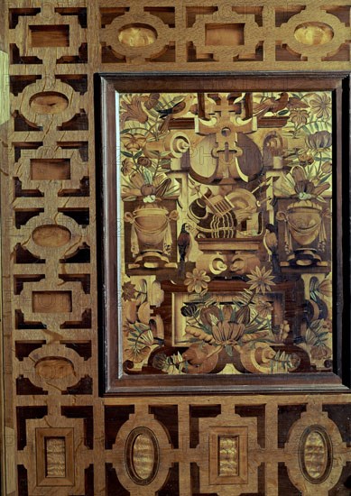 PUERTA DE TARACEA EN EL SALON DEL TRONO 1567-DET DIBUJOS GEOMETRICOS
SAN LORENZO DEL ESCORIAL, MONASTERIO-INTERIOR
MADRID