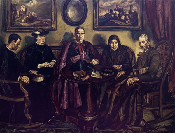 Gutiérrez Solana, The Visit of the Bishop