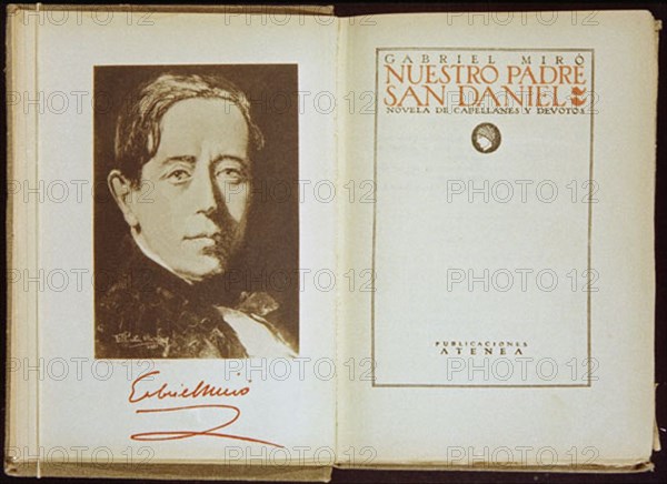 MIRO GABRIEL
PORTADA-CONTRAPORTADA DEL LIBRO NUESTRO PADRE SAN DANIEL-NOVELA DE CAPELLANES Y DEVOTOS