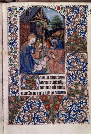 Livre d'heures, Nativité