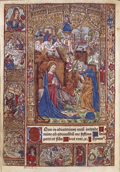 Livre d'heures, Nativité