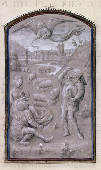LIBRO DE HORAS-ANUNCIACION A LOS PASTORES
MADRID, BIBLIOTECA NACIONAL
MADRID