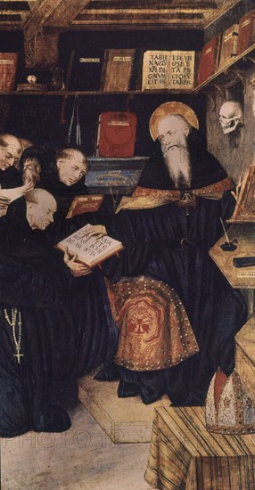 FERRARI G
R-S AGUSTIN ENSENANDO A LOS EREMITAS
DIJON, MUSEO DE BELLAS ARTES
FRANCIA
