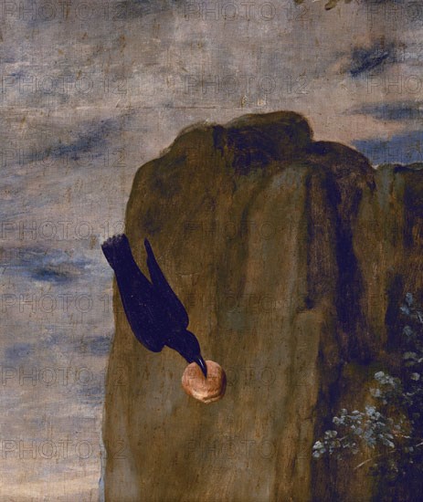 Vélazquez, Saint Antoine abbot and Saint Paul first hermit (detail)