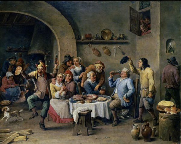 Teniers (le jeune), Le roi boit