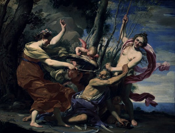 Vouet, Le Temps vaincu par l'Amour, l'Espérance et la Renommée