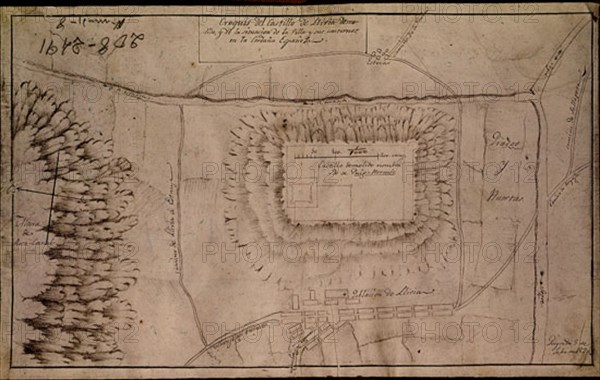 CROQUIS DEL CASTILLO DE LLIVIA 1820
MADRID, ARCHIVO HISTORICO MILITAR
MADRID