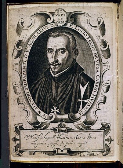 COURBES JUAN DE
GRABADO - LOPE DE VEGA - 1562/1635
MADRID, ACADEMIA DE LA LENGUA
MADRID