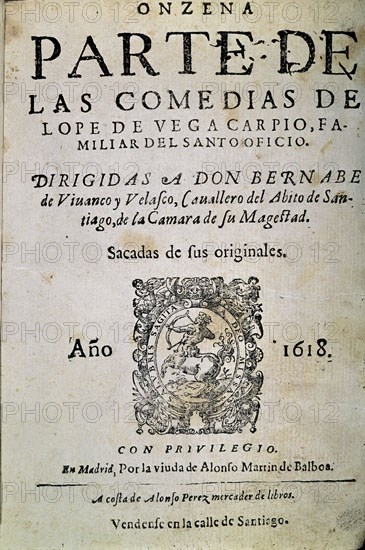 LOPE DE VEGA FELIX 1562/1635
PARTE DE LAS COMEDIAS
MADRID, ACADEMIA DE LA LENGUA
MADRID