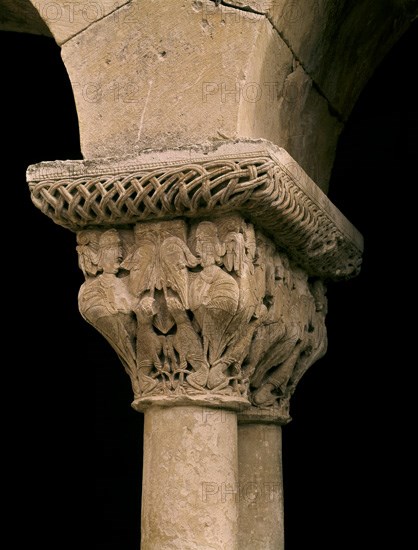 CLAUSTRO-CAPITEL-CAZADORES
SANTO DOMINGO DE SILOS, MONASTERIO
BURGOS