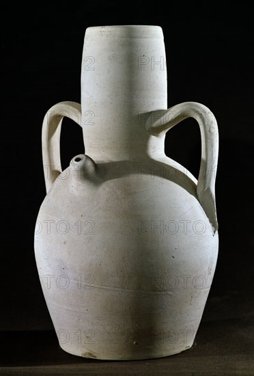 CANTARO DE BARRO BLANCO CON DOS ASAS Y CUELLO ALTO Y ANCHO- CERAMICA PARA AGUA
AGOST, COLECCION PARTICULAR
ALICANTE