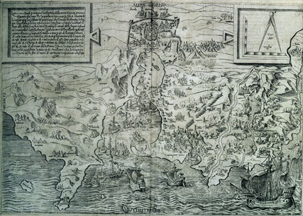 GRABADO CONQUISTAS DE TUNEZ-ATLAS LAFRERI
MADRID, PALACIO REAL-BIBLIOTECA
MADRID