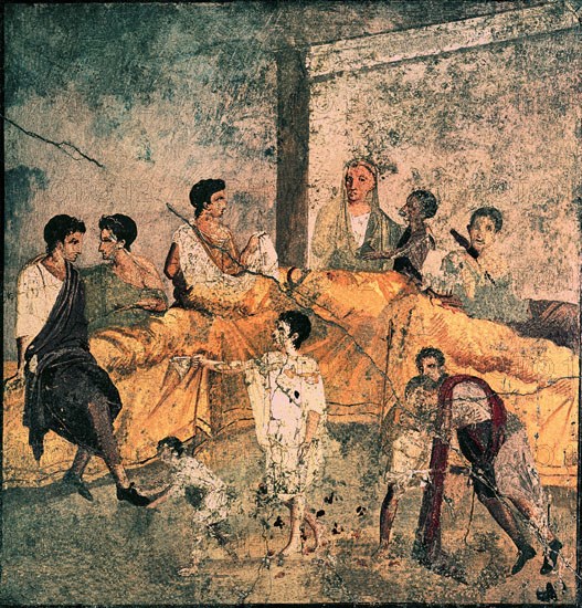 FRESCO DE POMPEYA-ESCENA DE BANQUETE
NAPOLES, MUSEO ARQUEOLOGICO NACIONAL
ITALIA

This image is not downloadable. Contact us for the high res.