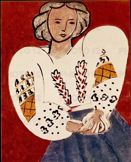 MATISSE HENRI 1869/1954
BLUSA RUMANA
PARIS, MUSEO DE ARTE MODERNO
FRANCIA