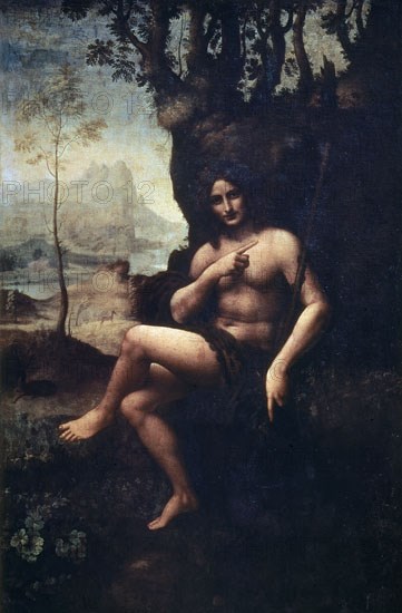 VINCI LEONARDO 1452/1519
SAN JUAN BAUTISTA
PARIS, MUSEO LOUVRE-INTERIOR
FRANCIA