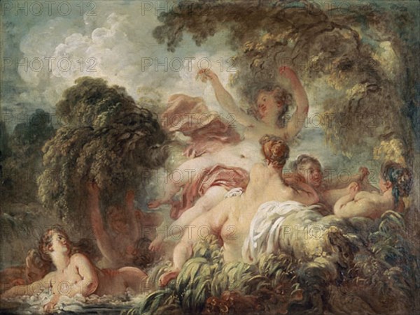 FRAGONARD JEAN-HONORE 1732-1806
LAS BAÑISTAS-S XVIII-PINTURA FRANCESA-ESTILO ROCOCO
PARIS, MUSEO LOUVRE-INTERIOR
FRANCIA