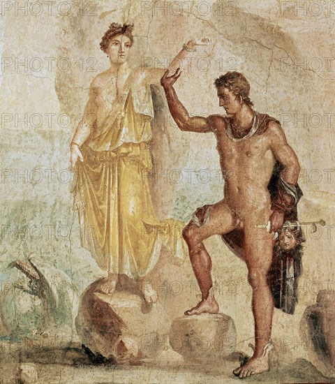 Perseus releasing Andromeda