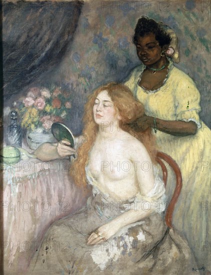 CANALS CELIA
JOVEN Y NEGRA PEINANDOLA
BARCELONA, MUSEO DE ARTE MODERNO
BARCELONA