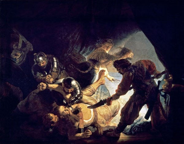 Rembrandt, The Blinding of Samson