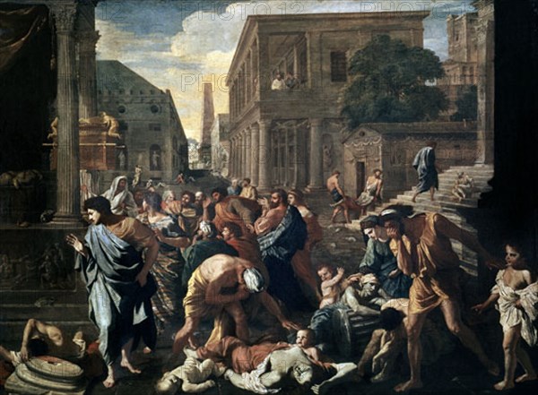 Poussin, The Plague of Asdod