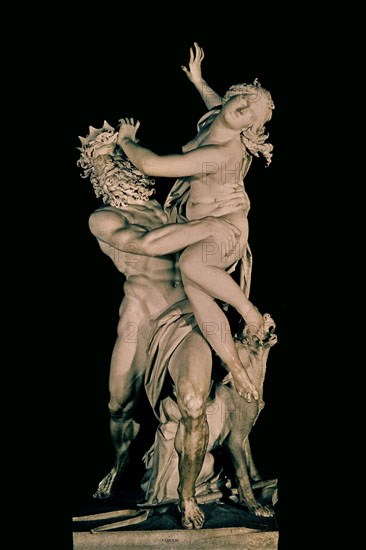 BERNINI GIAN LORENZO 1598/1680
EL RAPTO DE PROSERPINA
ROMA, GALERIA BORGHESE
ITALIA
