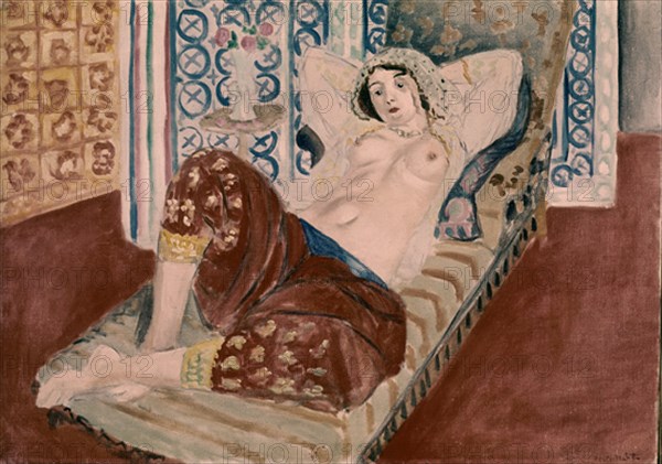Matisse, "Odalisque à la culotte rouge"