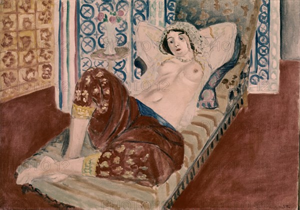 MATISSE HENRI 1869/1954
ODALISCA DE LOS CALZONES ROJOS
PARIS, MUSEO DE ARTE MODERNO
FRANCIA