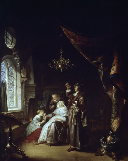DOU GERARD GERRIT 1613/75
LA MUJER HIDROPICA O LA VISITA DEL MEDICO - 1663 - BARROCO CENTROEUROPEO
PARIS, MUSEO LOUVRE-INTERIOR
FRANCIA
This image is not downloadable. Contact us for the high res.