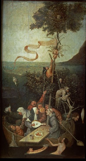 BOSCO EL 1450/1516
LA NAVE DE LOS LOCOS ESC HOLANDESA(*1450/+1516)
PARIS, MUSEO LOUVRE-INTERIOR
FRANCIA