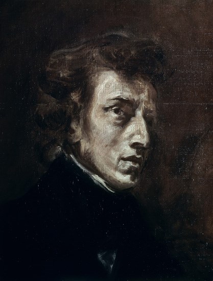 Delacroix, Portrait of Frédéric Chopin
