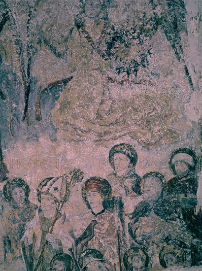 SPICRE P
BOVEDA CENTRAL-FRESCO GOTICO FRANCES
SAVIGNY, IGLESIA
FRANCIA