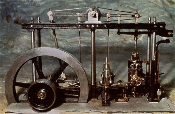 WATT JAMES 1736/1819
MAQUINA DE VAPOR A BAJA PRESION
LONDRES, MUSEO CIENCIA
INGLATERRA
This image is not downloadable. Contact us for the high res.