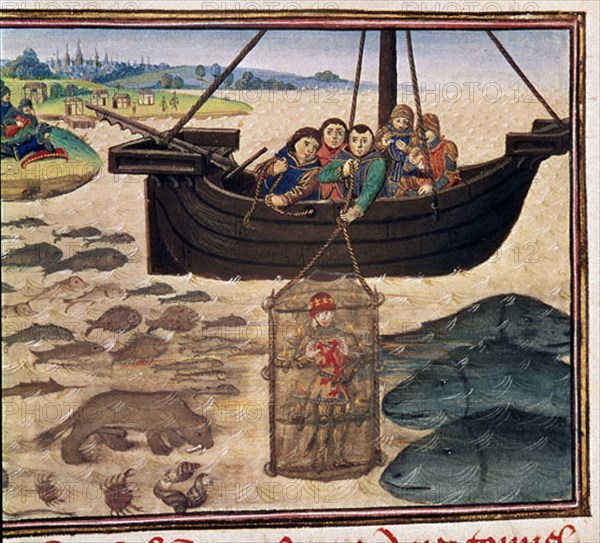MISAL-ALEJANDRO EN BATISCAFO-MS 11040. Fol.70 v
BRUSELAS, B REAL ALBERTO I
BELGICA
This image is not downloadable. Contact us for the high res.