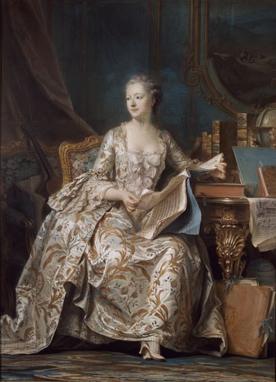 LA TOUR QUENTIN
MADAME POMPADOUR-S XVIII-ROCOCO FRANCES
PARIS, MUSEO LOUVRE-INTERIOR
FRANCIA