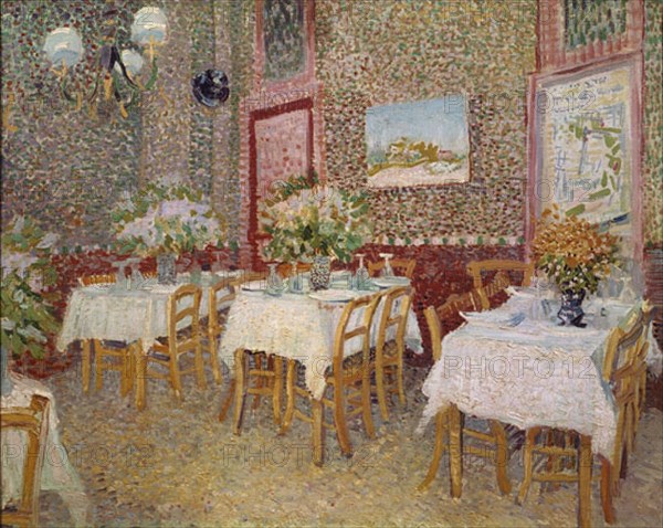 Van Gogh, Intérieur d'un restaurant