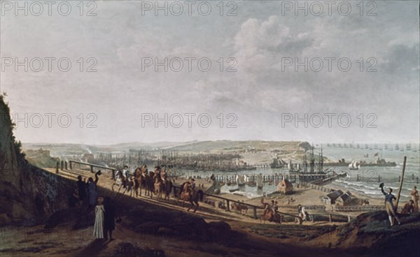 NAPOLEON VISITA EL CAMPO DE BOLONIA 1804
PARIS, COLECCION PARTICULAR
FRANCIA