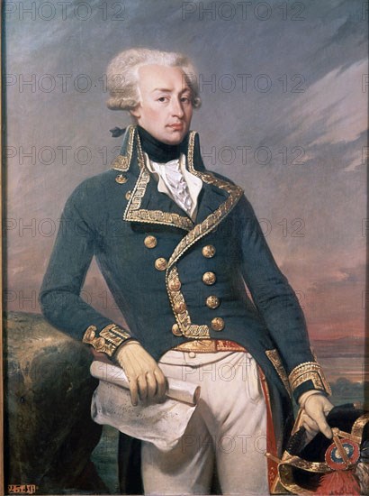 Portrait of Gilbert du Motier, marquis de La Fayette
